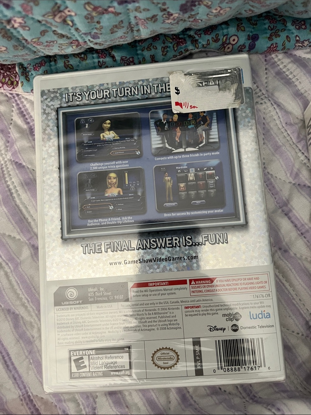 Ubisoft Who Wants to Be a Millionaire Wii Game - Blue - Picture 2 of 3